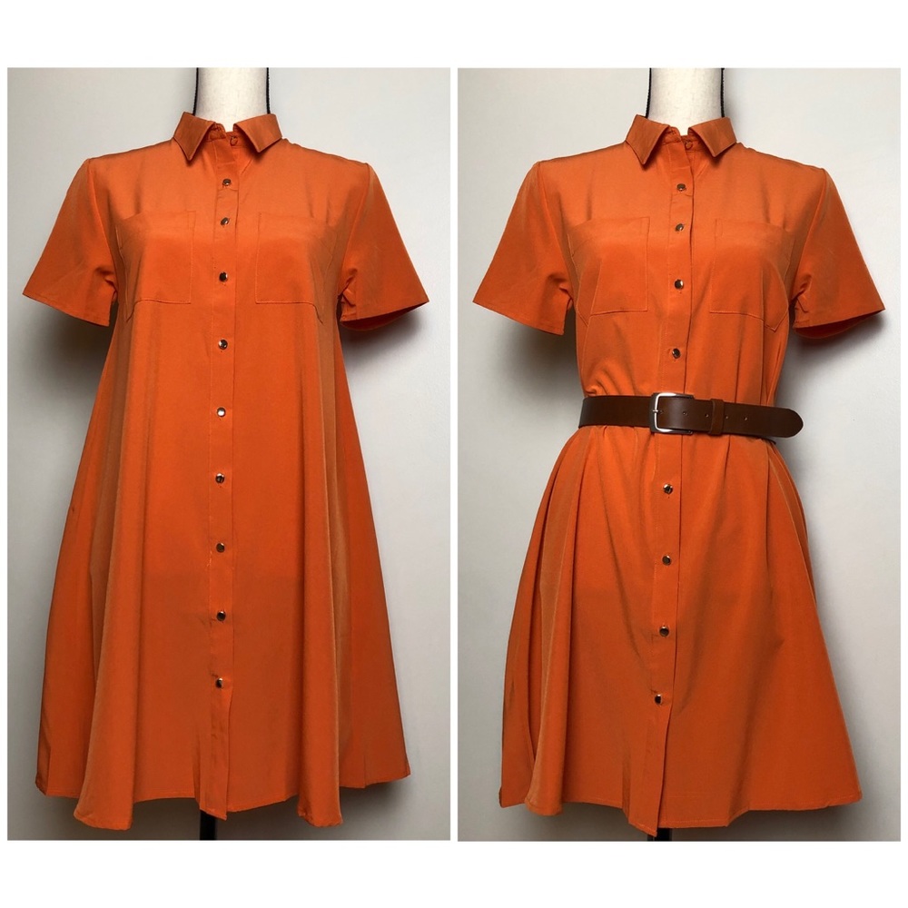 Button Dress in Medium NWT